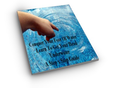 image of hand pointing to the water - Your Step By Step Guide To: Getting Your Head Under Water cover